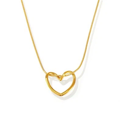 Minimalist Heart Chain hálsmen