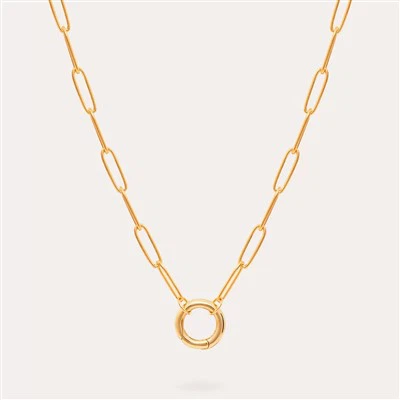 Pappaklemmu keðjuþokkahálsmen