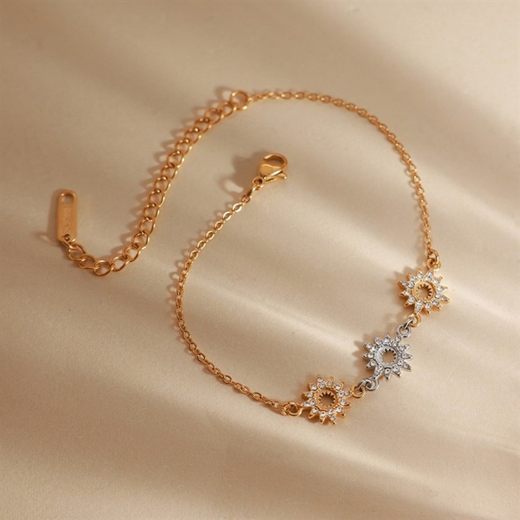 Triple Sun Zircon Bracelet best